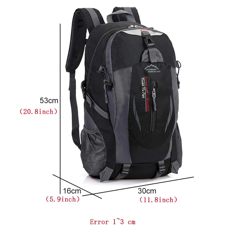 New Men Travel Backpack Nylon Waterproof Youth sport Bags Casual Camping Male Back Pack Laptop Backpack Women Outdoor Hiking Bag