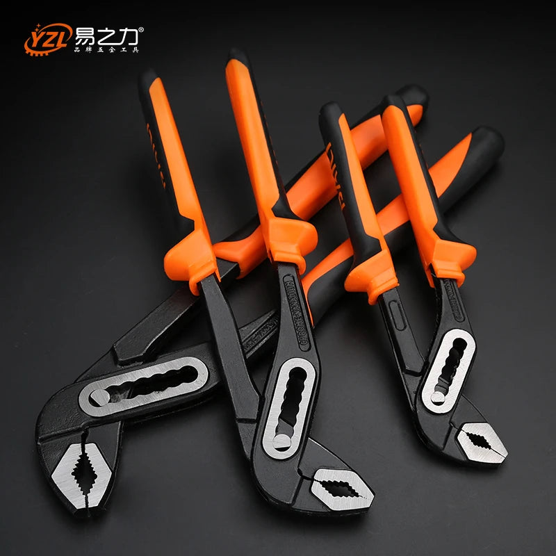 8"/10"/12" Heavy Duty Quick Pipe Wrenches Large Opening Universal Adjustable Water Pipe Clamp Pliers Hand Tools for Plumber