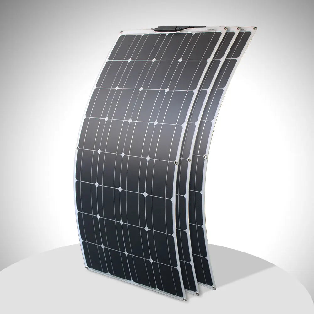 12 volt flexible solar panel kit 100-200-300 watt