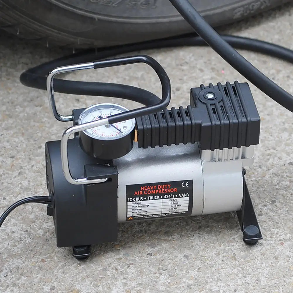 Car Electrical Air Compressor Pump 168W 12V 300psi Mini Automobile Tire Inflator Pump Pump For Car Motorcycle Bicycle Ball