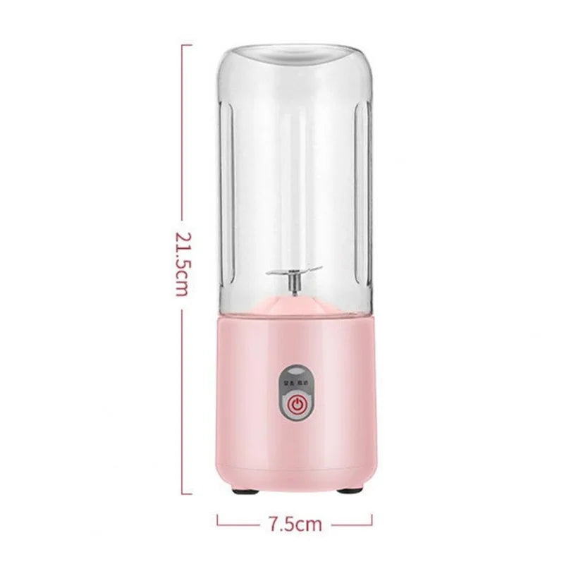 Portable Mixer Mini USB Rechargable Food Processor Electric Juicer Handheld Smoothie Maker Juicer Extractor Kitchen Accessories