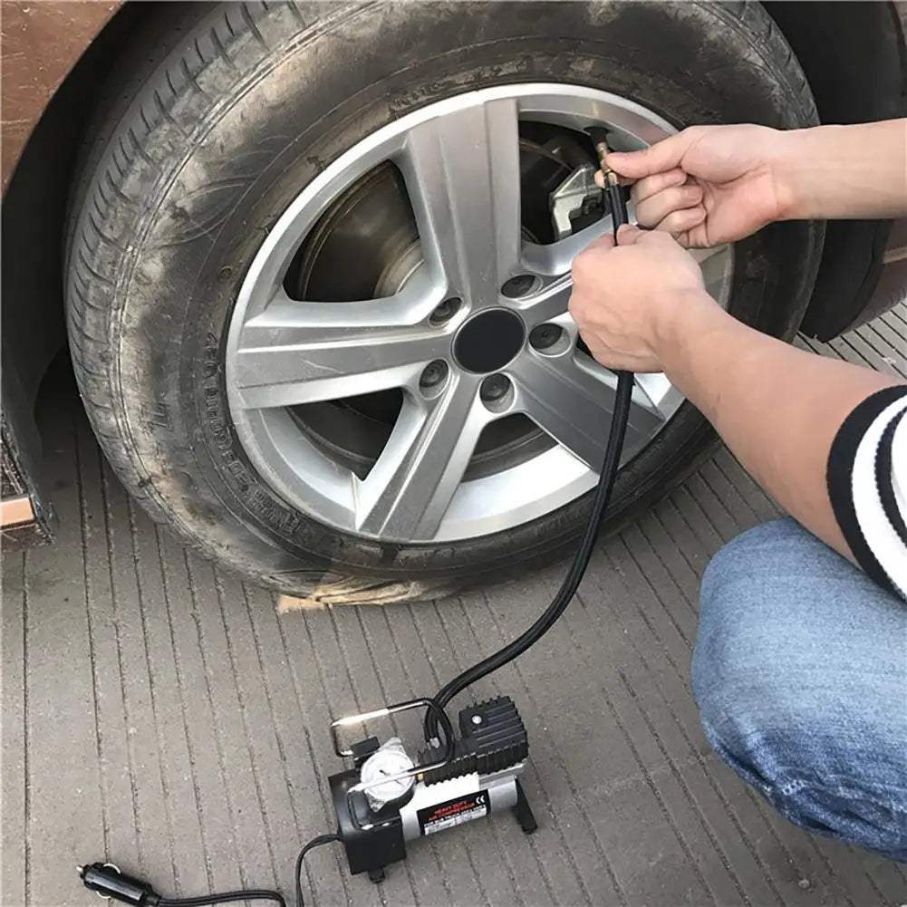 Car Electrical Air Compressor Pump 168W 12V 300psi Mini Automobile Tire Inflator Pump Pump For Car Motorcycle Bicycle Ball