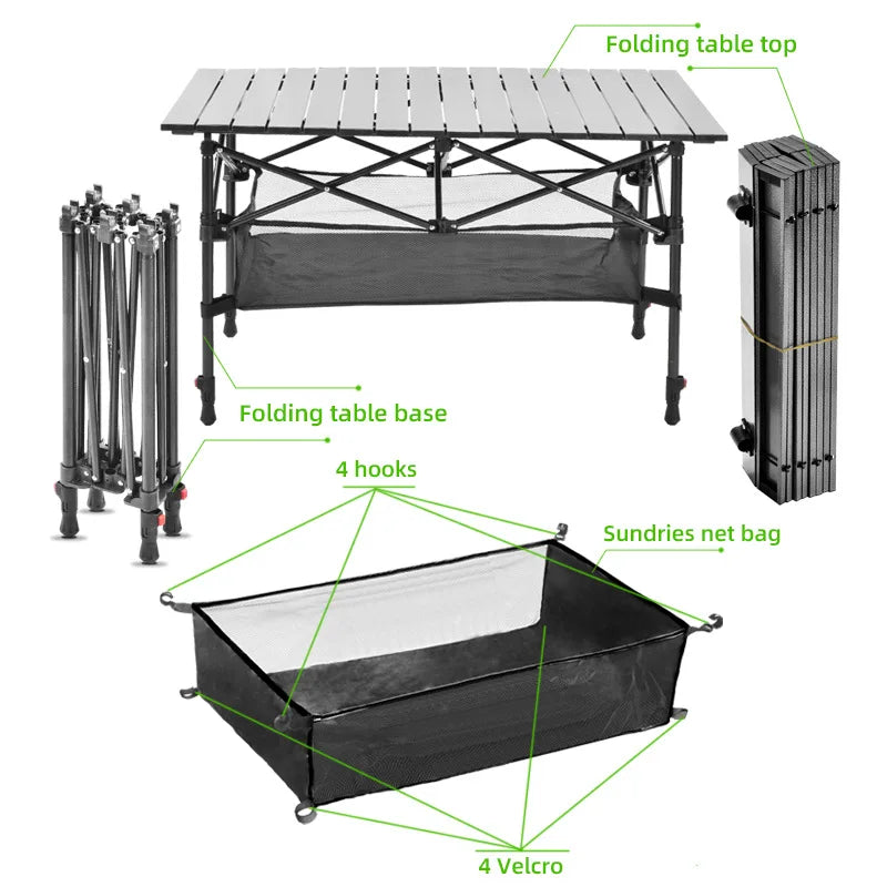 Picnic Table Folding Table Camping Camping Table Trekking Folding Camping Furniture Portable Folding Camping Furniture Portable