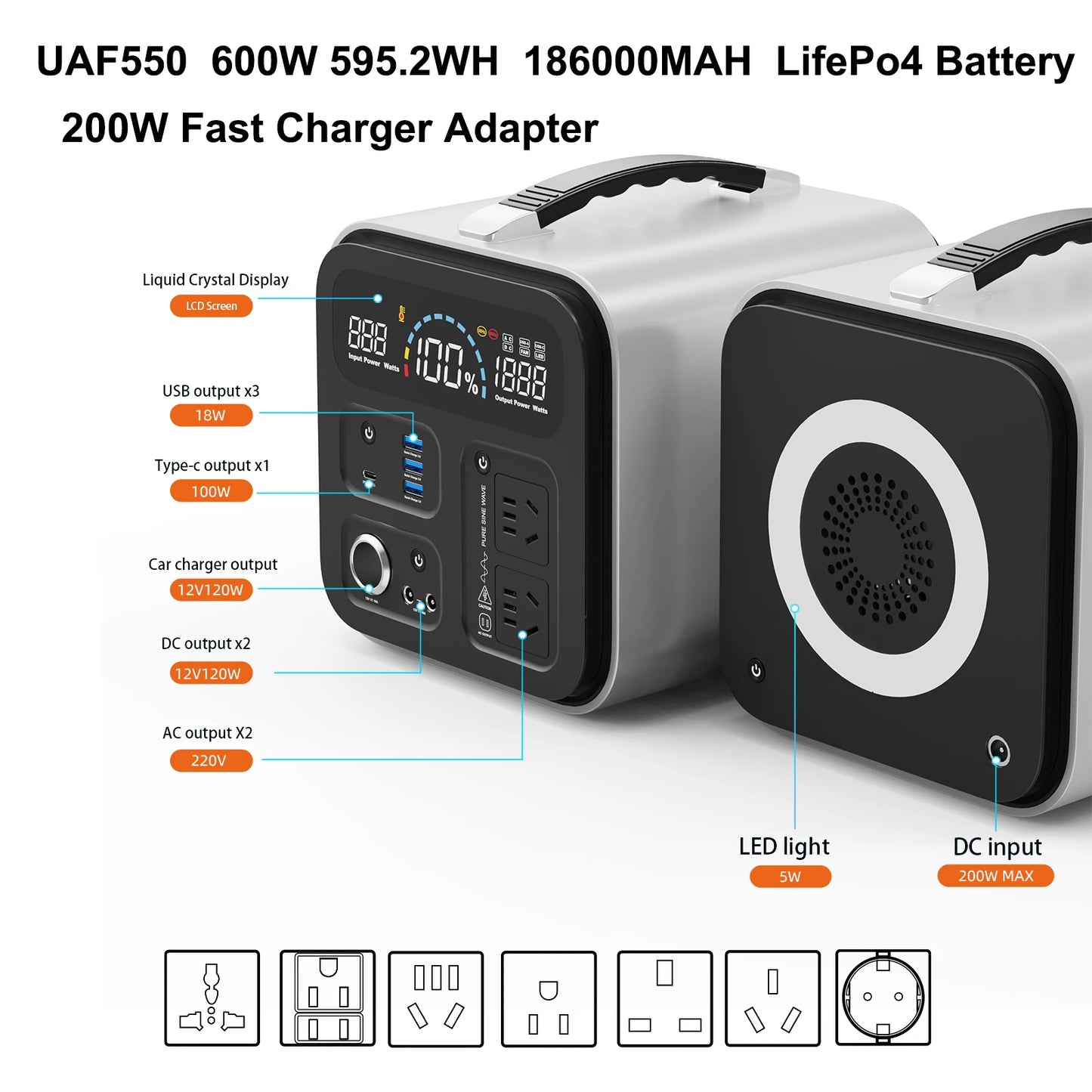 1800w Portable Power Station