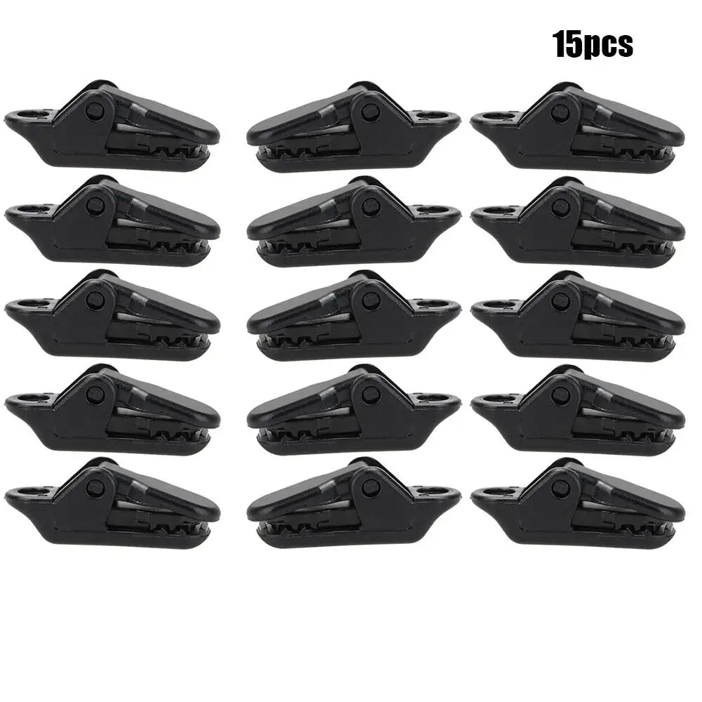 1/5/10Pcs  Awning Clamp Tarp Clips Snap Hangers Tent Camping Survival Tighten Tool for Outdoor Camp Hike